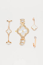 3 - Piece Watch & Bracelet Set - Honto Fashion