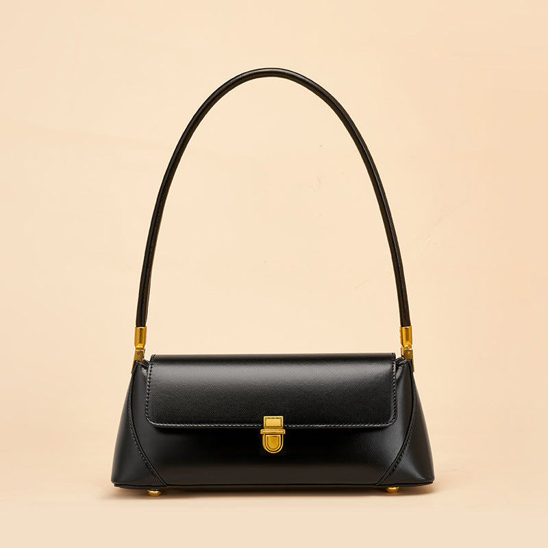 French Leather Baguette Bag