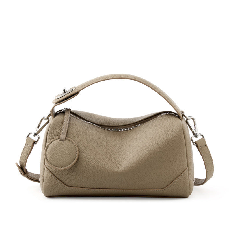 Pebbled Leather Crossbody Bag
