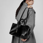 Soft Leather Tote Shoulder Bag
