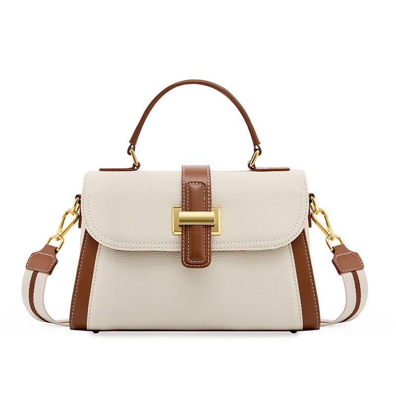 Leather Top Handle Bag