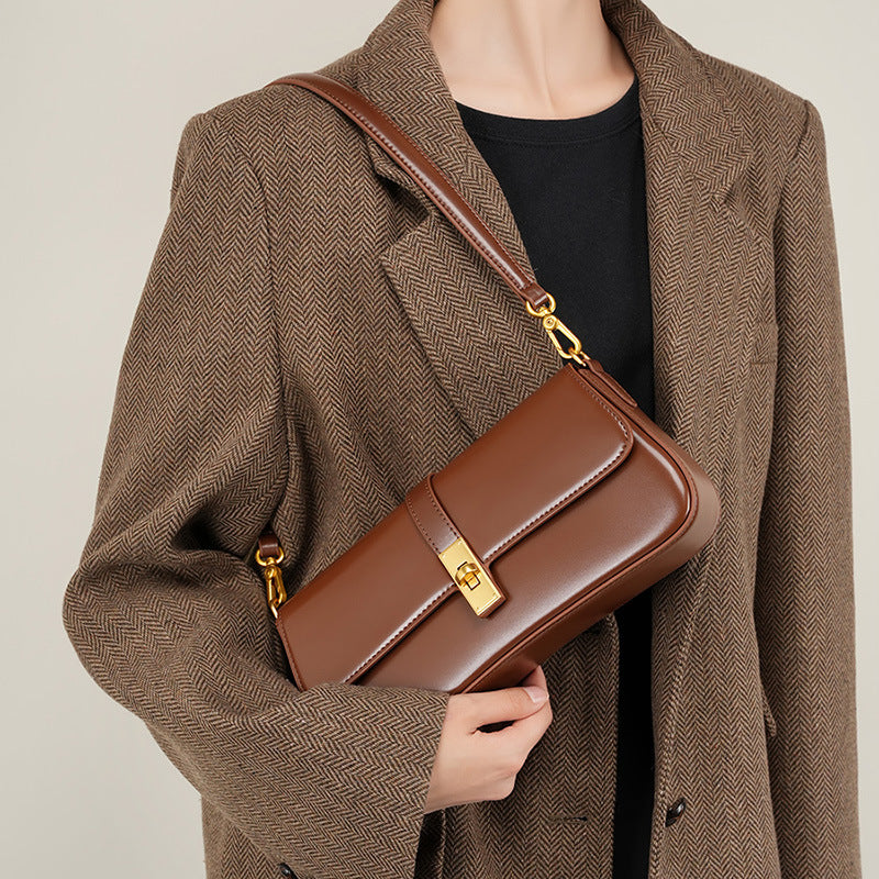 Small Leather Flap Shoulder Bag