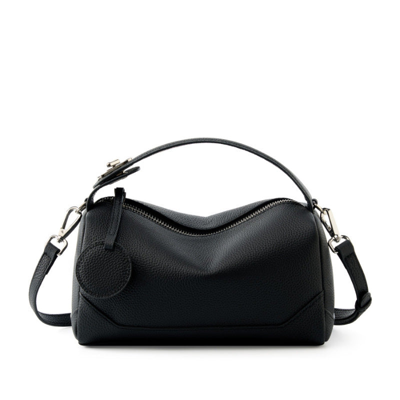 Pebbled Leather Crossbody Bag