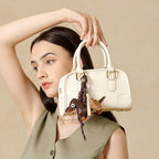 Small Leather Boston Bag