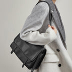 Large Leather Shoulder Handbag