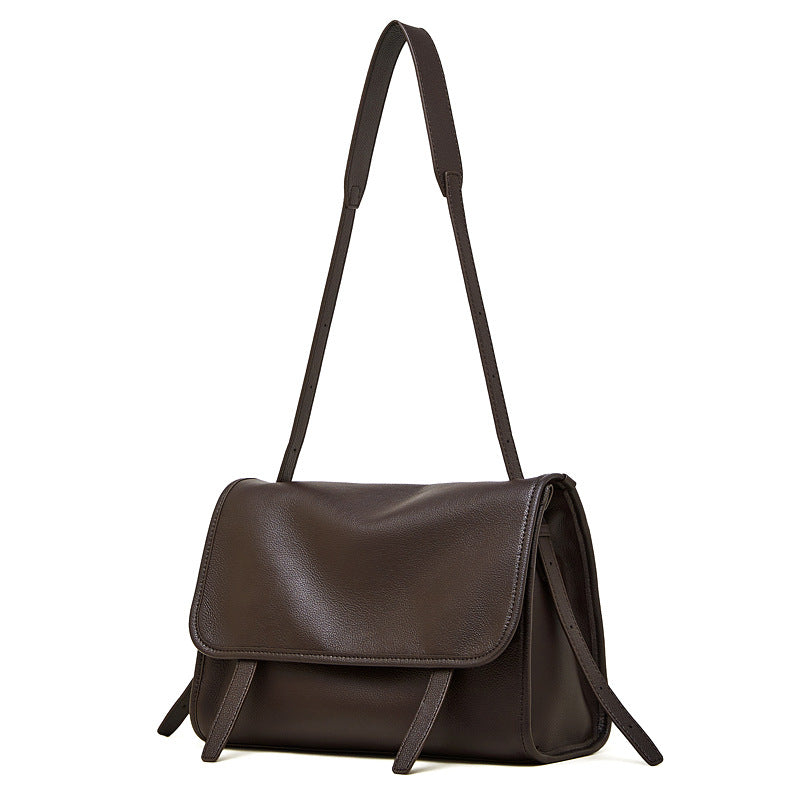 Large Leather Shoulder Handbag
