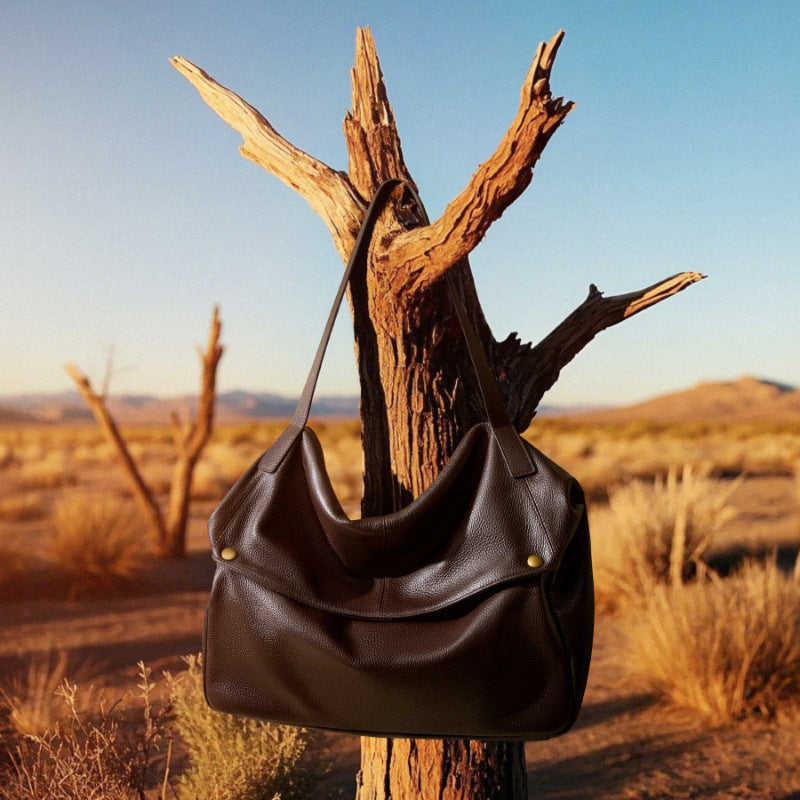 Large Soft Leather Tote Bag