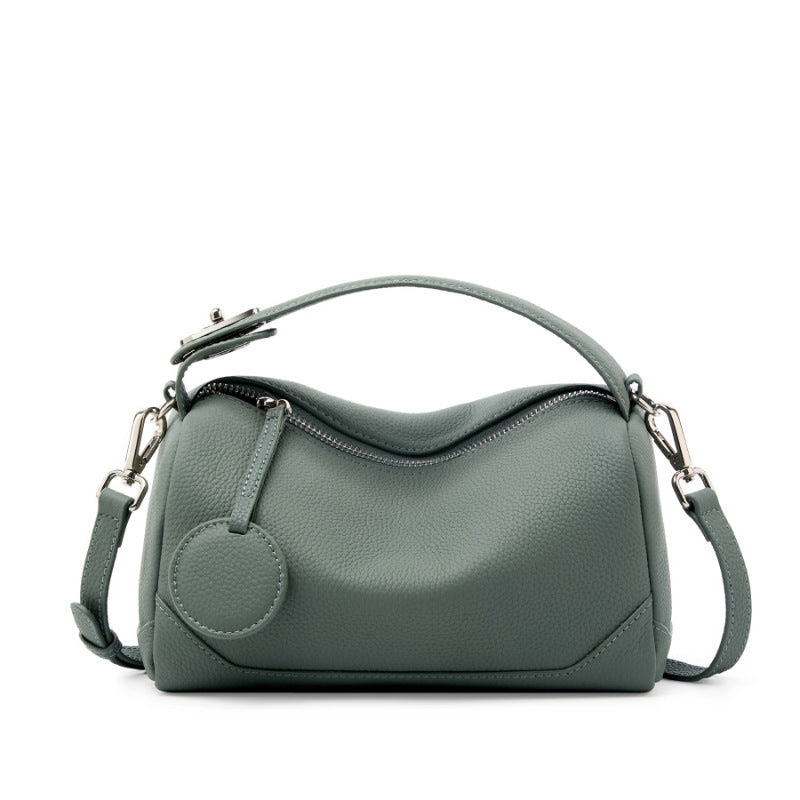 Pebbled Leather Crossbody Bag