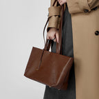 Soft Leather Tote Shoulder Bag