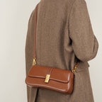 Small Leather Flap Shoulder Bag