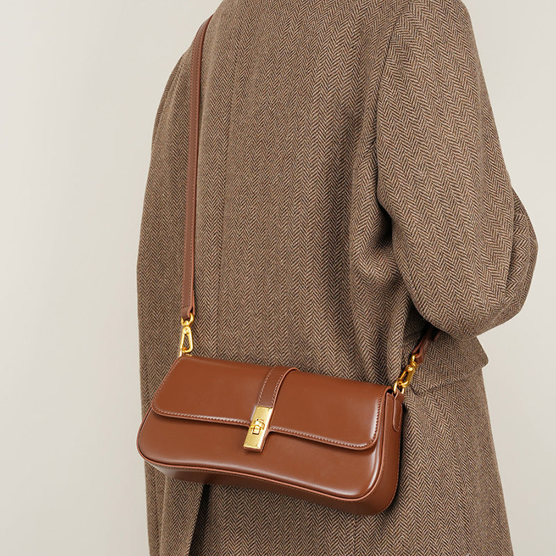 Small Leather Flap Shoulder Bag