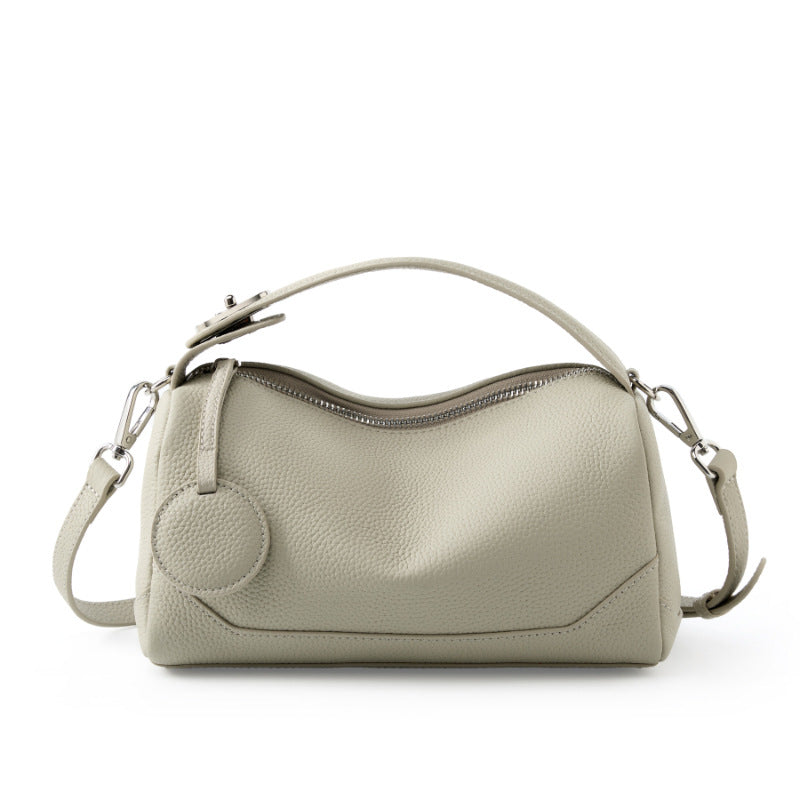 Pebbled Leather Crossbody Bag
