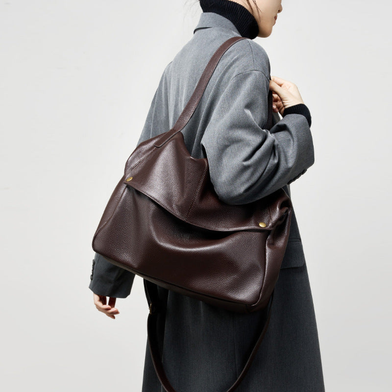 Large Soft Leather Tote Bag