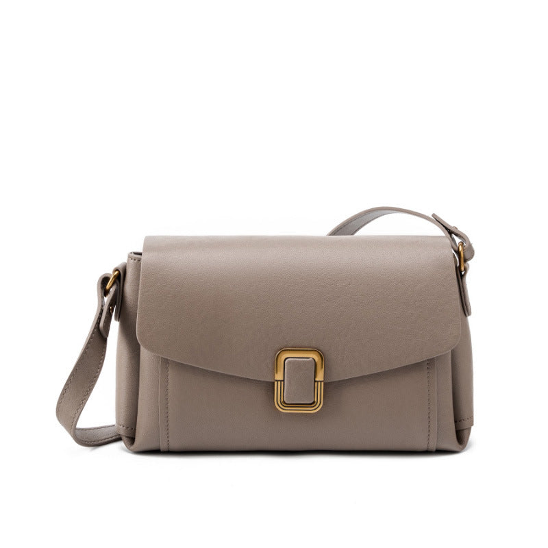 Leather Flap Crossbody Bag