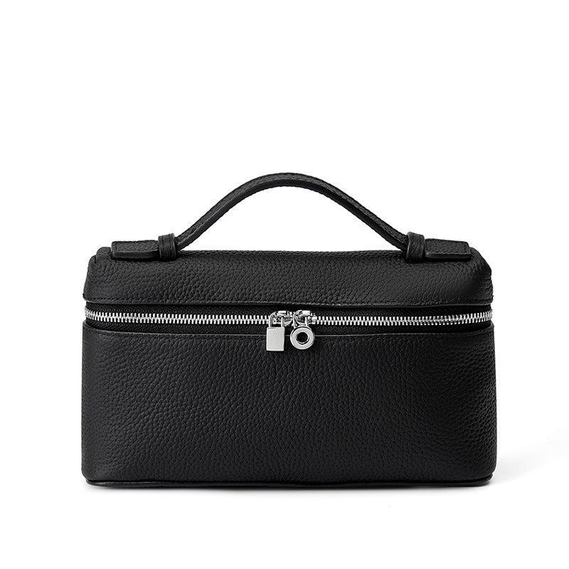 Leather Box Crossbody Bag