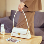French Leather Baguette Bag