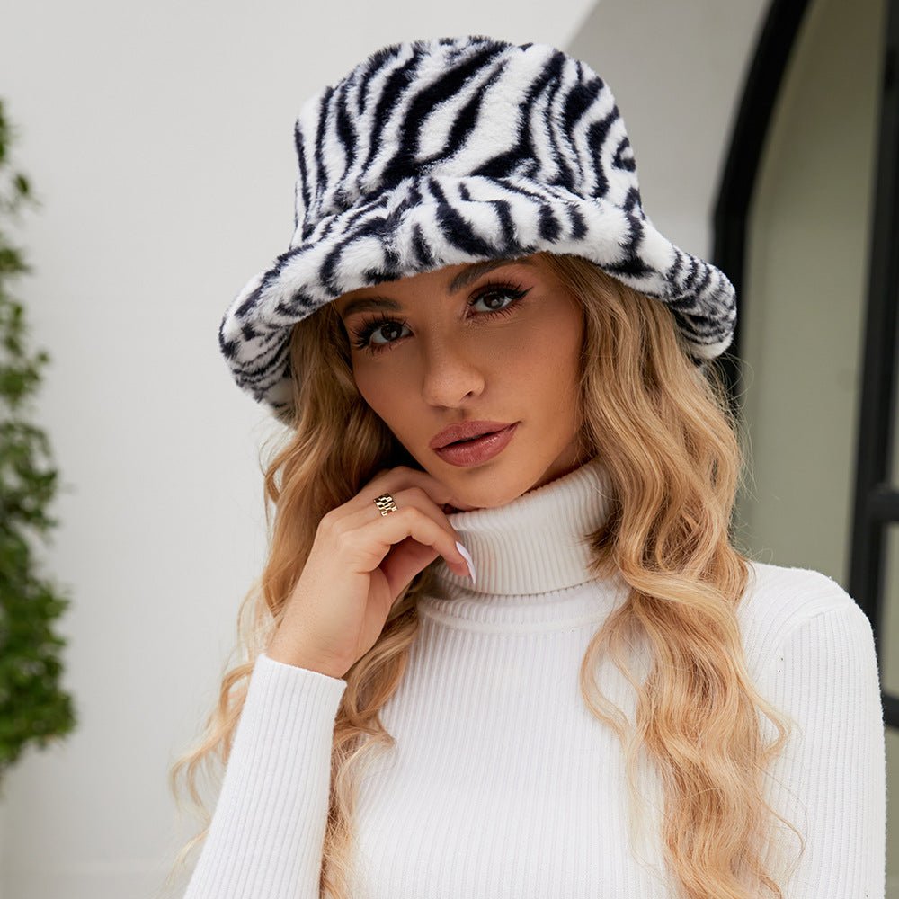 Animal Print Winter Scarf - Honto Fashion