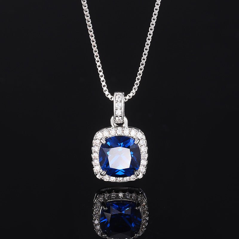 Blue Crystal Jewelry Set - Honto Fashion