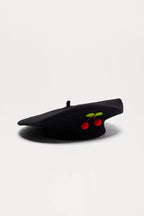 Classic Woolen Knit Beret - Honto Fashion