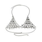 Gold Coin Disc Bra Body Chain - Honto Fashion