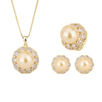 Golden Solstice Pearl Suite - Honto Fashion