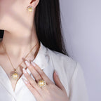 Golden Solstice Pearl Suite - Honto Fashion
