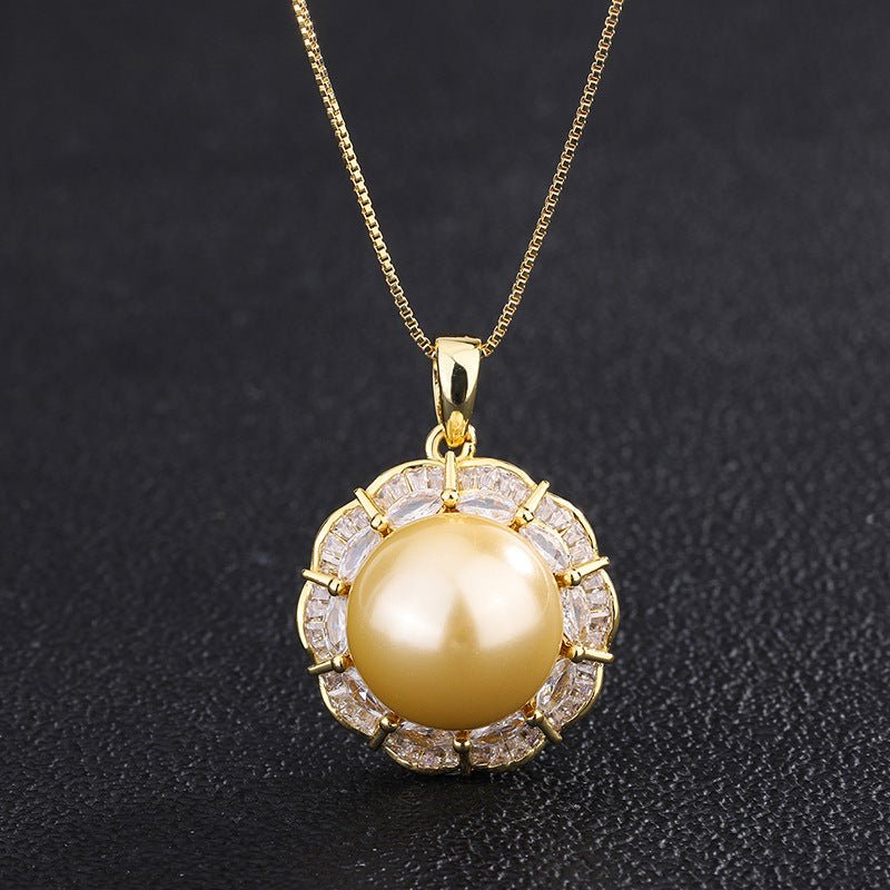 Golden Solstice Pearl Suite - Honto Fashion