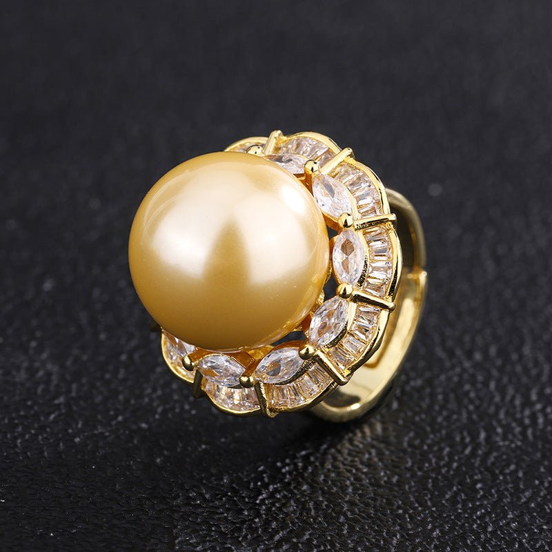 Golden Solstice Pearl Suite - Honto Fashion