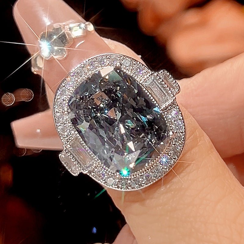 Gray Crystal Jewelry Set - Honto Fashion