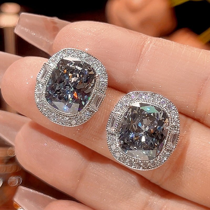 Gray Crystal Jewelry Set - Honto Fashion