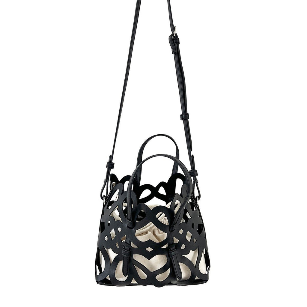 Hollow Heart Cage Tote Bag - Honto Fashion
