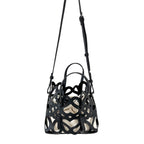 Hollow Heart Cage Tote Bag - Honto Fashion