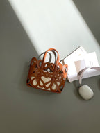 Hollow Heart Cage Tote Bag - Honto Fashion