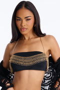 Knighted Body Chain - Gold - Honto Fashion