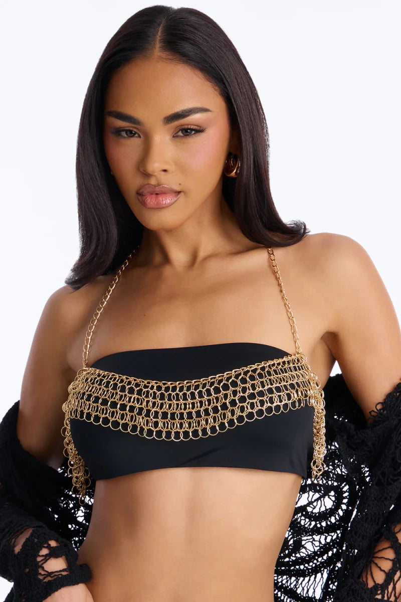 Knighted Body Chain - Gold - Honto Fashion