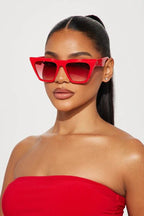 Oversized Architectural Box Sunglasses - Honto Fashion