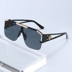 Oversized Shield Square Sunglasses - Honto Fashion