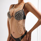 Pearl Shoulder Cape Body Chain - Honto Fashion