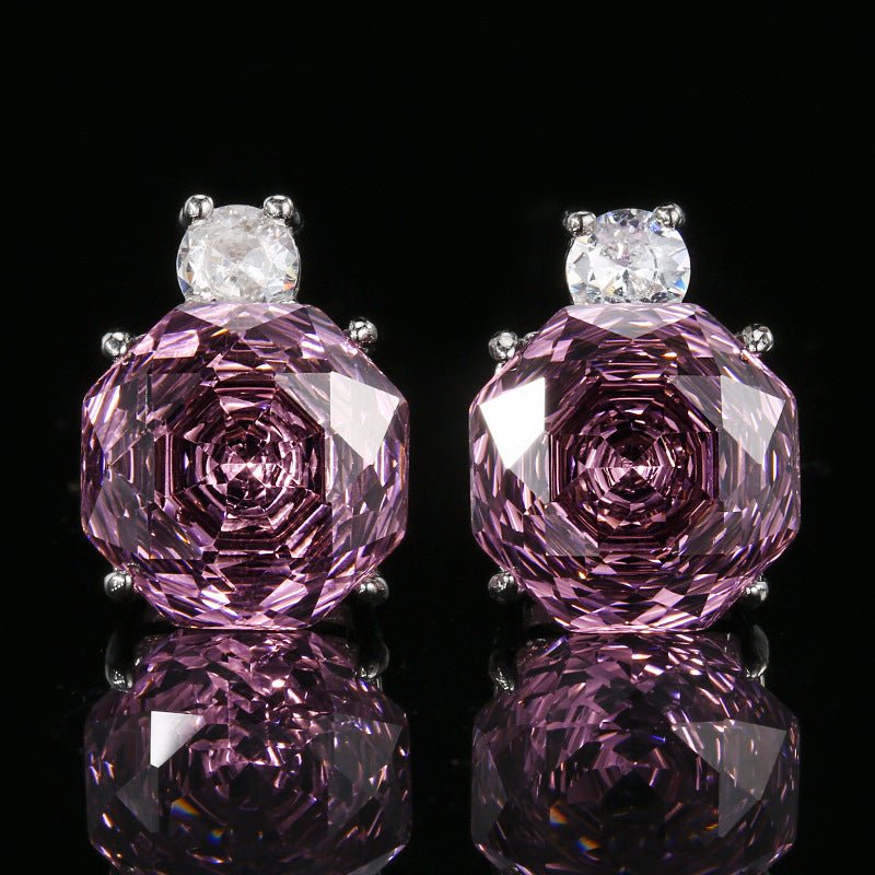 Pink Crystal Jewelry Set - Honto Fashion