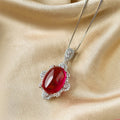 Red Stone Jewelry Set - Honto Fashion