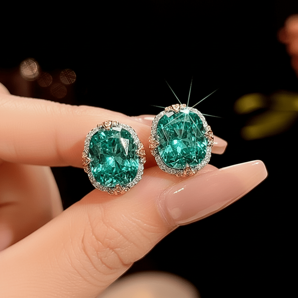 The Emerald Birds Nest Earrings - Honto Fashion