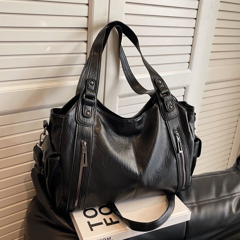 Urban Simplicity Large Tote Bag - Honto Fashion