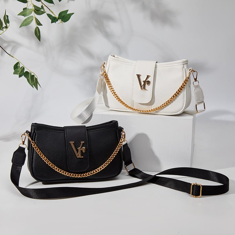 VR Letter Logo Crossbody Bag - Honto Fashion
