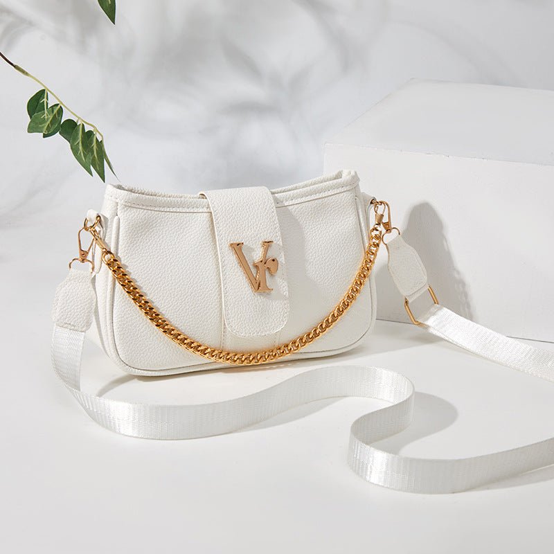 VR Letter Logo Crossbody Bag - Honto Fashion