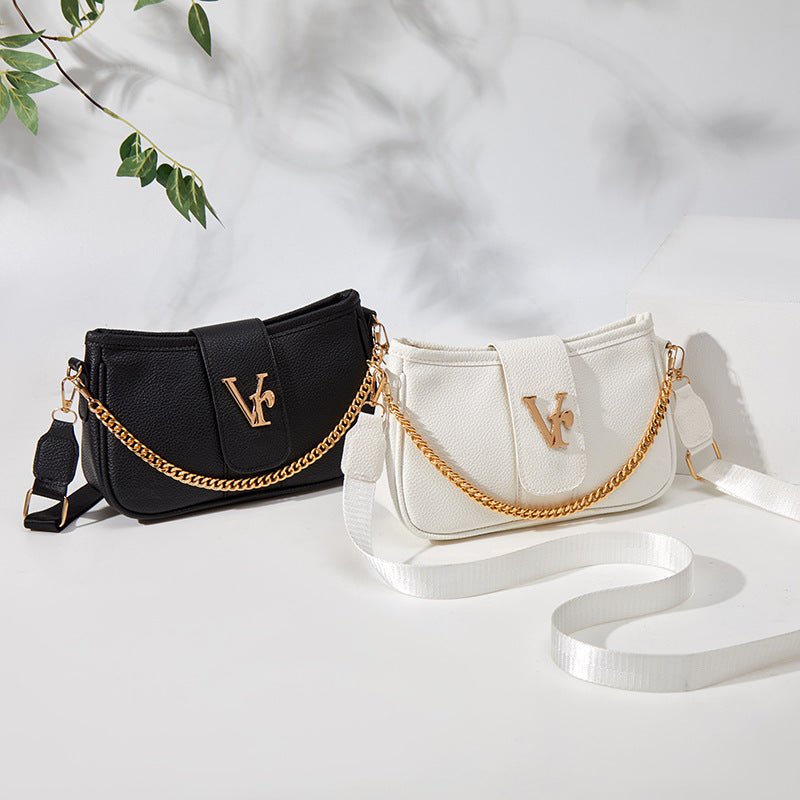 VR Letter Logo Crossbody Bag - Honto Fashion