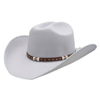 Wide Brim Western Cowboy Hat - Honto Fashion